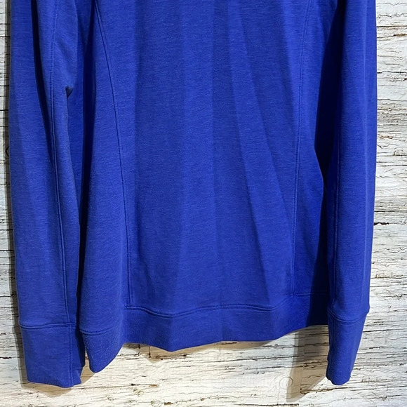 Under Amour blue pull  over hoodie size medium - Picture 8 of 9
